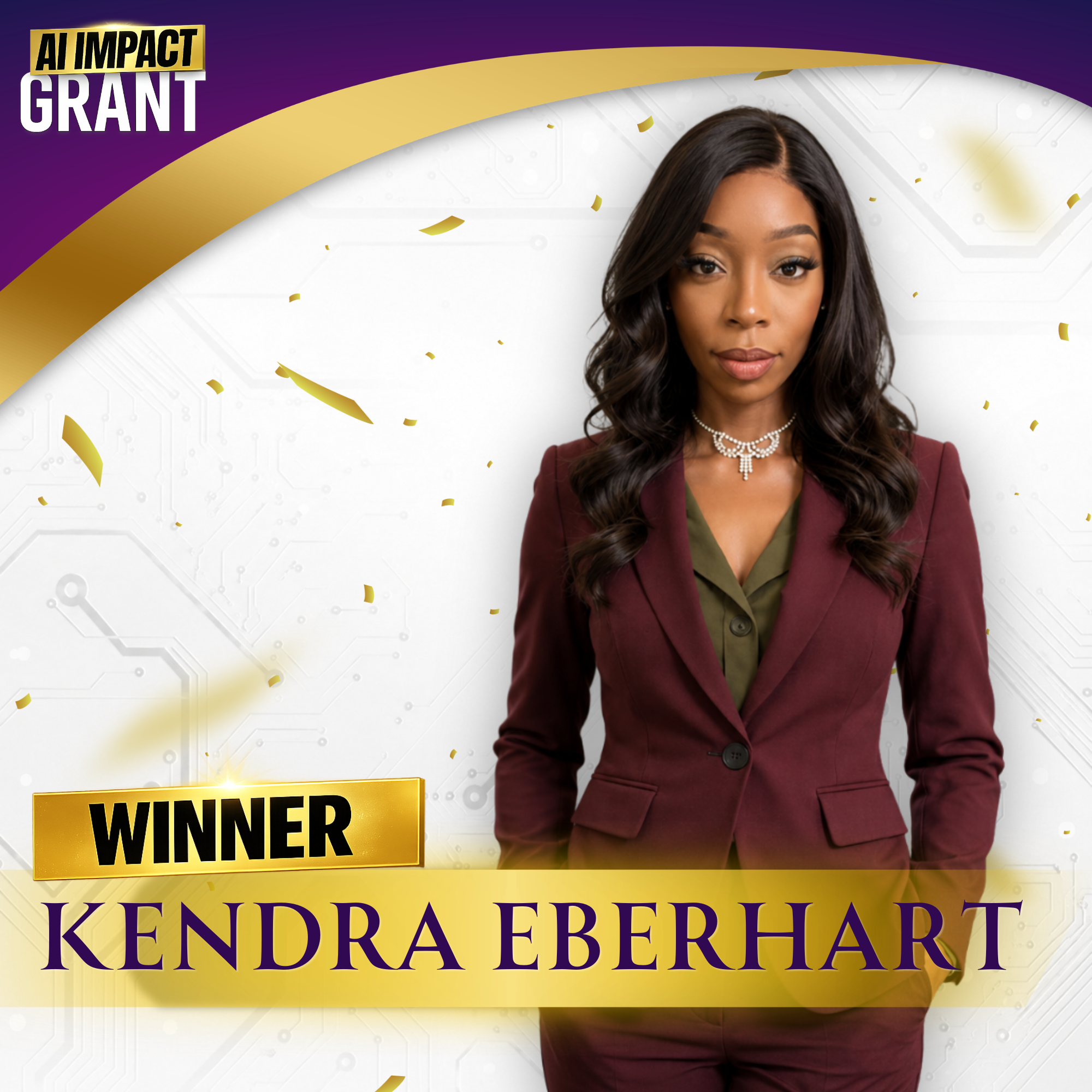 Kendra Eberhart, AI Impact Grant winner