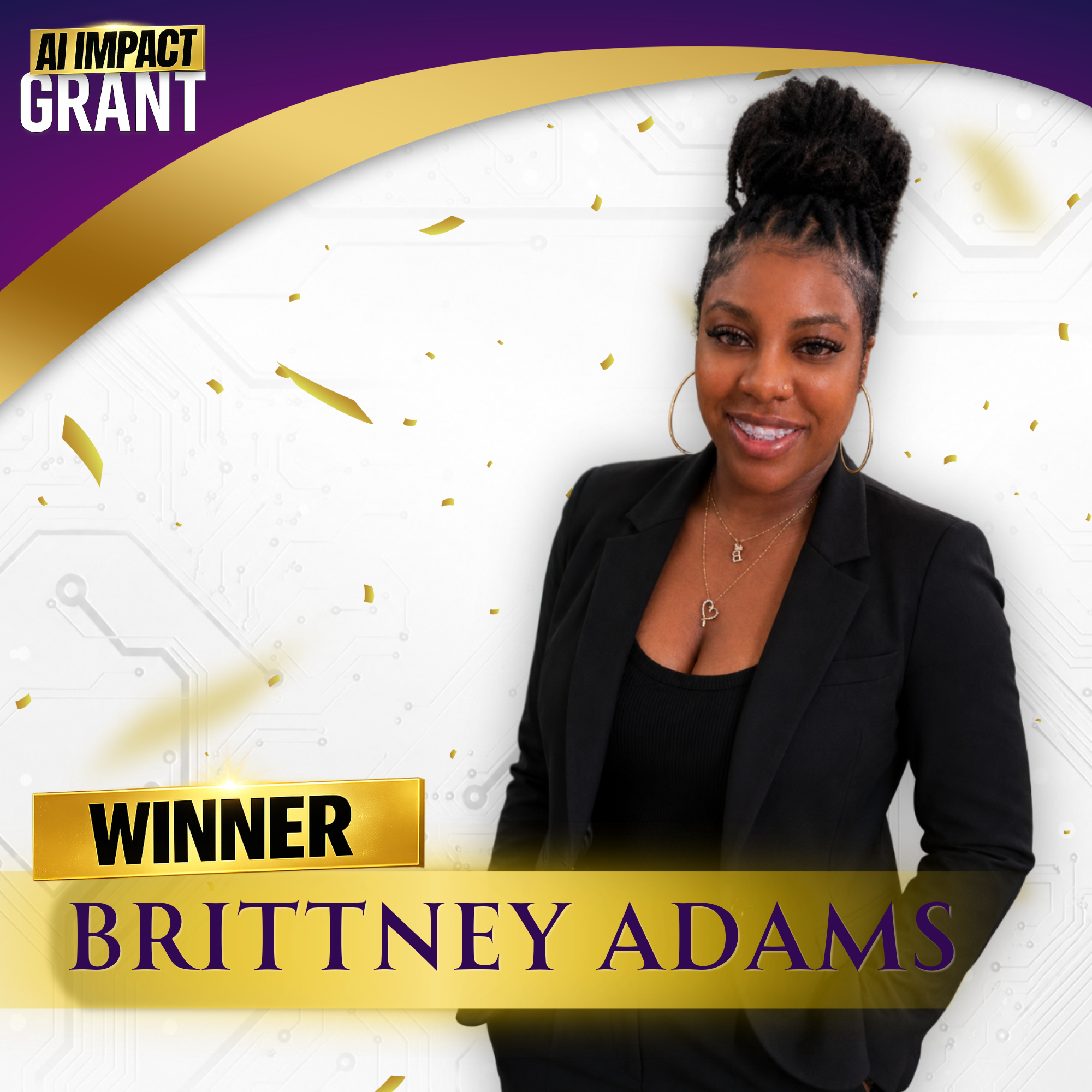 Brittney Adams, AI Impact Grant winner